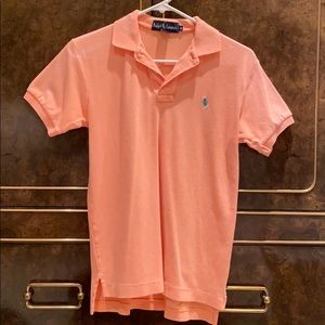 Women’s pink Ralph Lauren polo